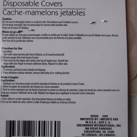 COPY - SASSY+CHIC SET OF 2: 12PC DISPOSABLE COVERS - Picture 8 of 8